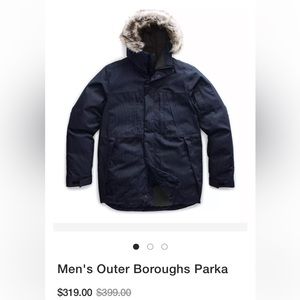 Northface Outer Boroughs Parka (Navy Small)